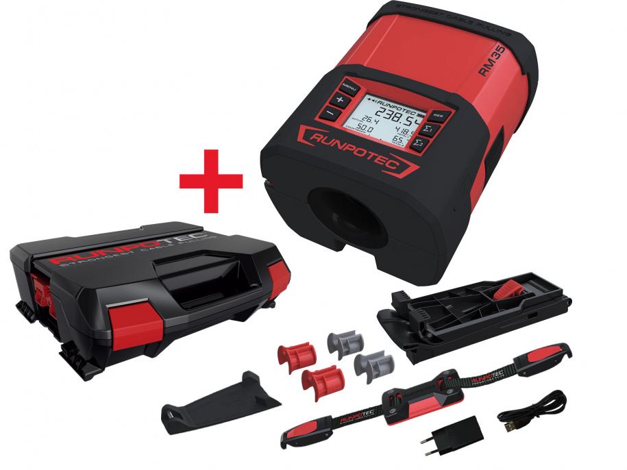 RUNPOTEC 10172 RM35 Digitální měřič délky kabelů pro kabely, Ø 2-32mm RUNPOTEC 10172 RM35 Digitální měřič délky kabelů pro kabely, Ø 2-32mm